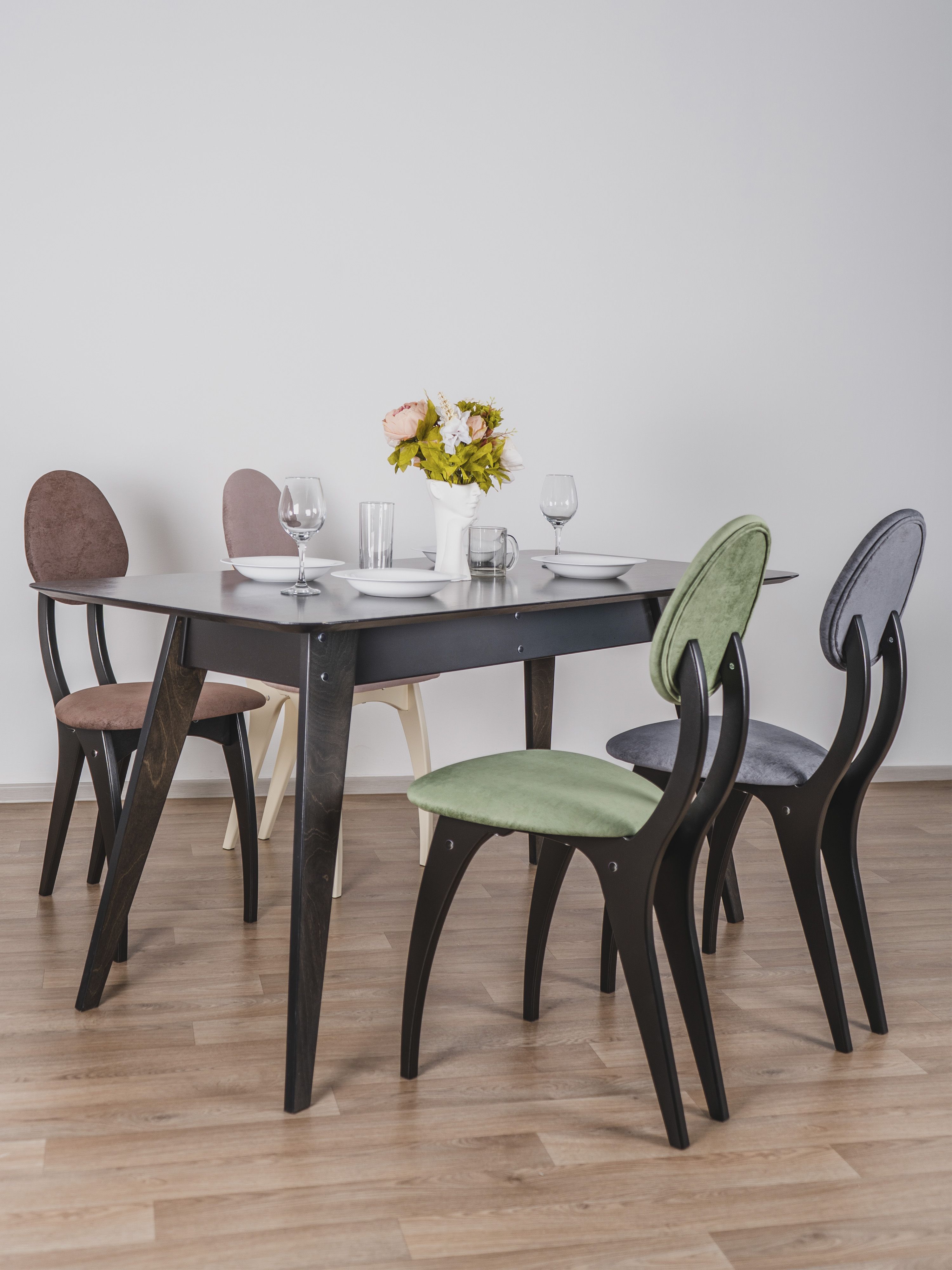 Стул Рафаэль (зеленый, венге)